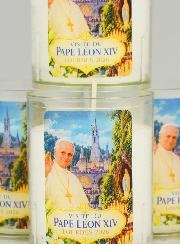 4 Candele Lumini Papa Leone XIV a Lourdes
