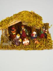 Presepe di Natale Luminoso 7 Statuine - 20cm