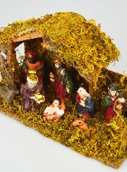 Presepe di Natale Luminoso 7 Statuine - 20cm