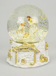 Presepe di Natale Sfera in Vetro 10cm - Natività