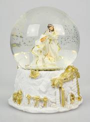 Presepe di Natale Sfera in Vetro 10cm - Natività