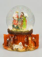 Presepe di Natale Palla in Vetro 10cm - Natività