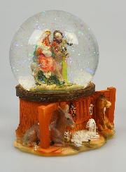 Presepe di Natale Palla in Vetro 10cm - Natività