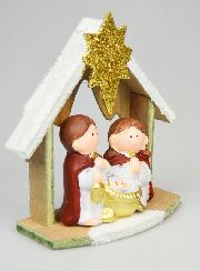 Presepe di Natale Natività in Gres - 15cm