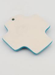 Croce Ceramica Croce di Cristo Blu