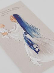 Cartolina di Battesimo Vergine Maria