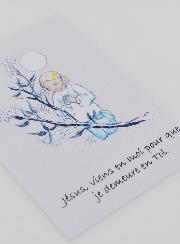 Cartolina di Comunione Gesù Vieni in Me