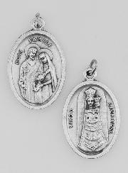 Medaglia Religiosa Santa Famiglia Argentata