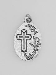 Medaglia Religiosa Nostra Signora di Fatima Argentata