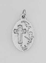 Medaglia Religiosa Beato Papa Giovanni Paolo II Argentata
