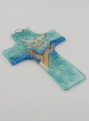 Croce Bambini Spirito Santo in Vetro