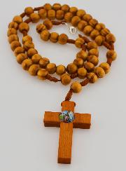 Rosario in Legno Pax di Lourdes