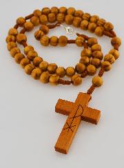 Rosario in Legno Pax di Lourdes