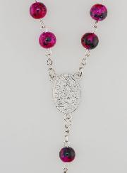 Rosario di Madreperla Strass Rosa