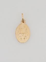 Medaglia Miracolosa Placcata in Oro - 13 mm