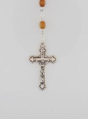 Rosario di Lourdes Legno d'Ulivo con Acqua di Lourdes