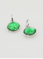 Medaglia Vergine Maria 8mm - Verde