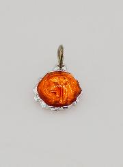 Medaglia Vergine Maria 8mm - Arancione