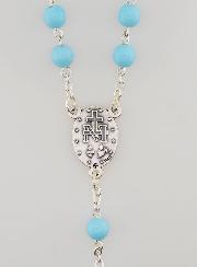 Rosario in Perle di Vetro- Blu