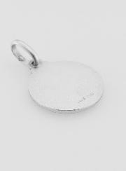 Medaglia Sacro Cuore di Gesù in Argento Puro - 14mm