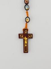 Rosario della Vergine Miracolosa in Legno - 60 cm