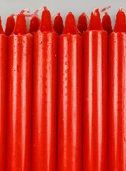 12 Candele di Preghiera Tinte Massa Rosso