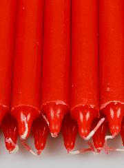 12 Candele di Preghiera Tinte Massa Rosso