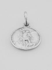 Medaglia San Michele in Argento Puro - 12mm