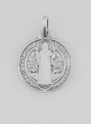 Medaglia San Benedetto in Argento Puro - 16mm