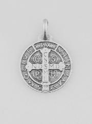 Medaglia San Benedetto in Argento Puro - 16mm
