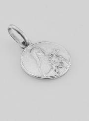 Medaglia Santa Teresa in Argento Puro - 12mm