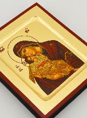 Icona Vergine della Tenerezza - Foglia d'Oro - 12 cm