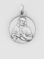 Medaglia Scapolare in Argento Puro - 18 mm
