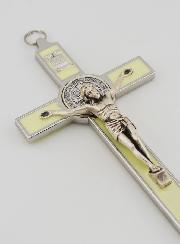 Croce di San Benedetto 20cm - Metallo Fluo