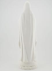 Statua Madonna di Lourdes col Rosario dorato - 30 cm