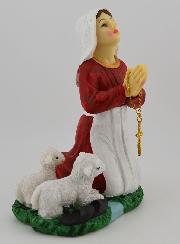 Statua di Santa Bernadette Soubirous - 15 cm