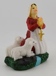 Statua di Santa Bernadette Soubirous - 10 cm